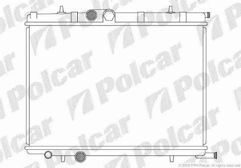 Polcar 232708-3 - Radiatore, Raffreddamento motore autozon.pro