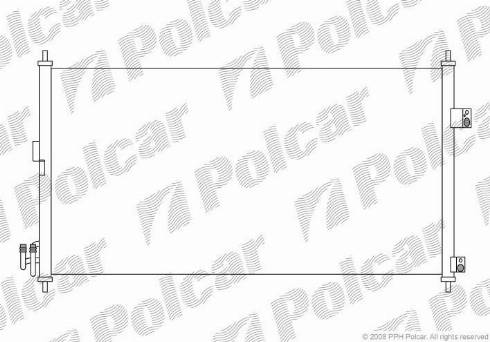 Polcar 2746K8C1 - Condensatore, Climatizzatore autozon.pro