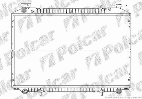 Polcar 2750085X - Radiatore, Raffreddamento motore autozon.pro