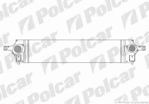 Polcar 2751J81X - Intercooler autozon.pro