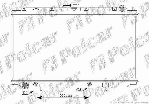 Polcar 273208-3 - Radiatore, Raffreddamento motore autozon.pro