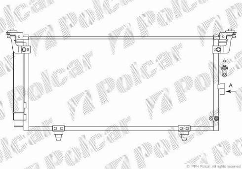 Polcar 7209K8C1 - Condensatore, Climatizzatore autozon.pro