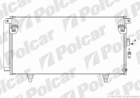 Polcar 7208K81K - Condensatore, Climatizzatore autozon.pro