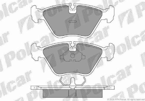 Polcar S70-0074 - Kit pastiglie freno, Freno a disco autozon.pro