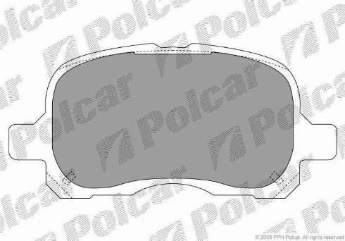 Polcar PC1302S - Kit pastiglie freno, Freno a disco autozon.pro