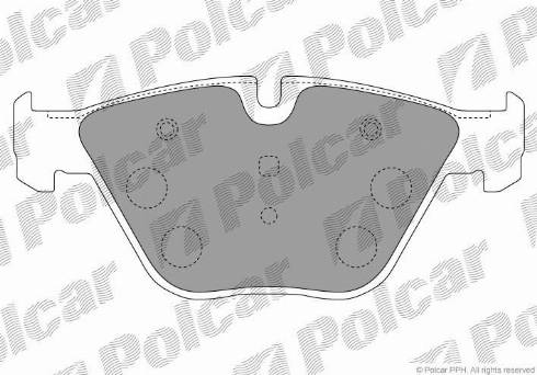 Polcar IE181577 - Kit pastiglie freno, Freno a disco autozon.pro