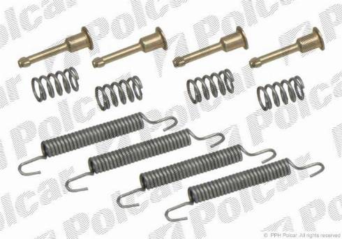 Polcar LY1042 - Kit accessori, Ganasce freno stazionamento autozon.pro