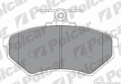 Polcar S70-0004 - Kit pastiglie freno, Freno a disco autozon.pro