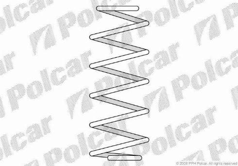 Polcar SU39220 - Molla autotelaio autozon.pro