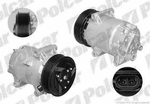 Polcar TSP0155355 - Compressore, Climatizzatore autozon.pro