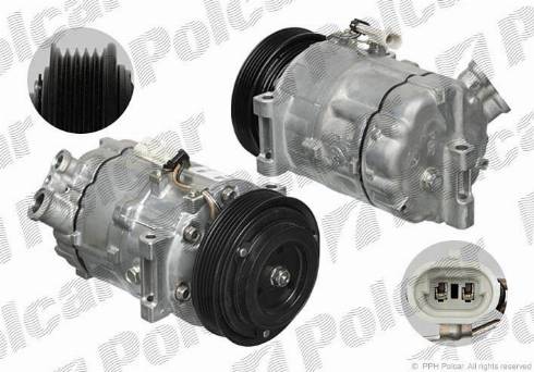 Polcar VA699348 - Compressore, Climatizzatore autozon.pro