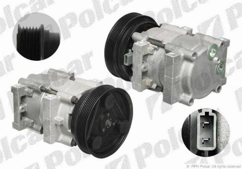 Polcar VA699330 - Compressore, Climatizzatore autozon.pro