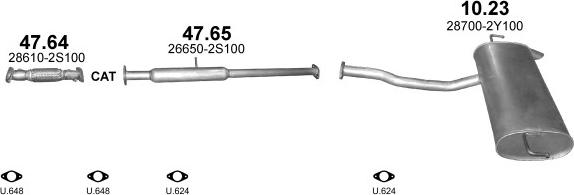 Polmo POLMO99635 - Impianto gas scarico autozon.pro