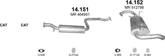 Polmo POLMO06907 - Impianto gas scarico autozon.pro