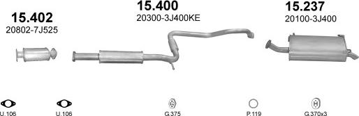 Polmo POLMO00025 - Impianto gas scarico autozon.pro