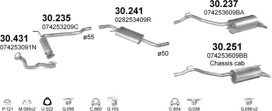 Polmo POLMO00386 - Impianto gas scarico autozon.pro