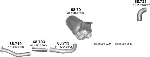 Polmo POLMO01473 - Impianto gas scarico autozon.pro