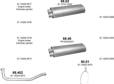 Polmo POLMO01057 - Impianto gas scarico autozon.pro