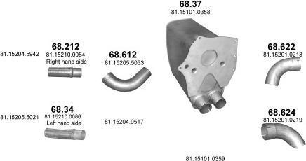 Polmo POLMO01078 - Impianto gas scarico autozon.pro