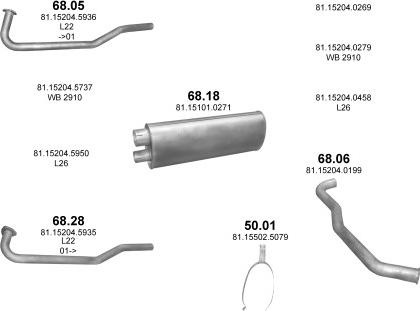 Polmo POLMO01120 - Impianto gas scarico autozon.pro