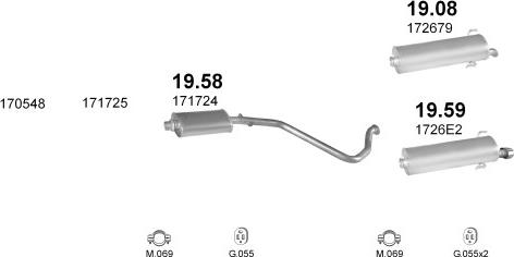 Polmo POLMO07511 - Impianto gas scarico autozon.pro