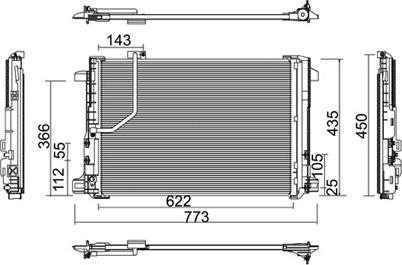 PowerMax 7110481 - Condensatore, Climatizzatore autozon.pro