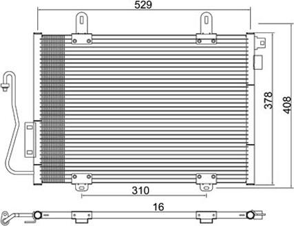 PowerMax 7110172 - Condensatore, Climatizzatore autozon.pro