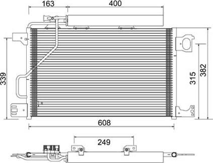 PowerMax 7110372 - Condensatore, Climatizzatore autozon.pro