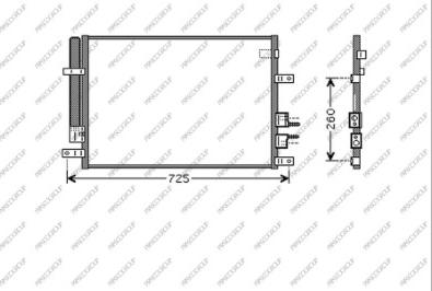 Prasco AA090C001 - Condensatore, Climatizzatore autozon.pro