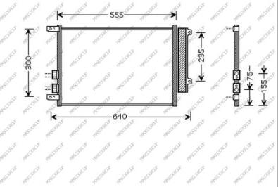 Prasco AA080C003 - Condensatore, Climatizzatore autozon.pro