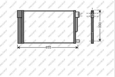 Prasco AA344C003 - Condensatore, Climatizzatore autozon.pro