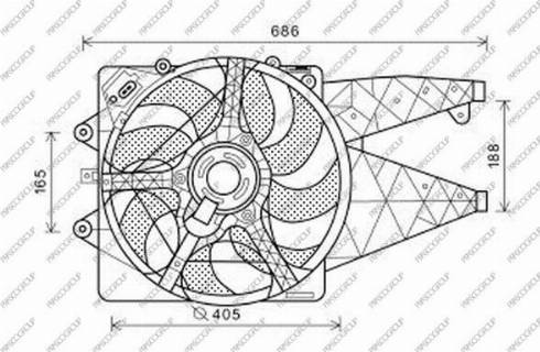 Prasco AA210F003 - Ventola, Raffreddamento motore autozon.pro