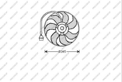 Prasco AD016F001 - Ventola, Raffreddamento motore autozon.pro