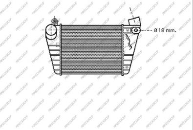 Prasco AD016N002 - Intercooler autozon.pro