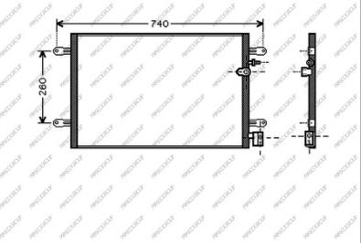 Prasco AD034C001 - Condensatore, Climatizzatore autozon.pro