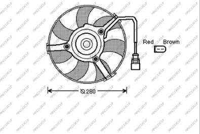 Prasco AD032F004 - Ventola, Raffreddamento motore autozon.pro