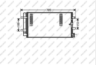 Prasco AD024C001 - Condensatore, Climatizzatore autozon.pro