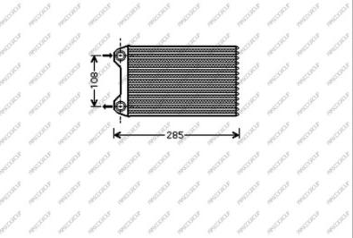 Prasco AD020H001 - Scambiatore calore, Riscaldamento abitacolo autozon.pro