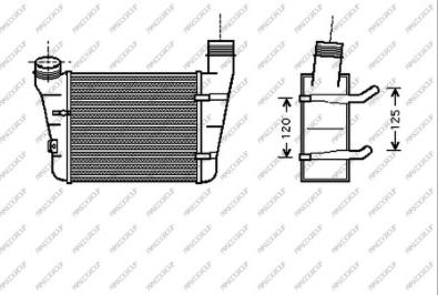 Prasco AD020N003 - Intercooler autozon.pro