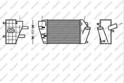 Prasco AD020N002 - Intercooler autozon.pro