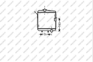 Prasco AD022R016 - Radiatore, Raffreddamento motore autozon.pro