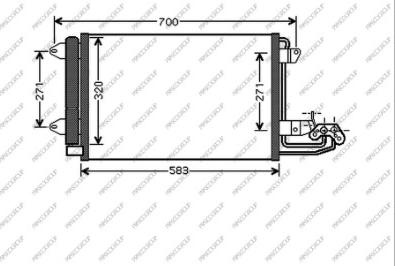 Prasco AD320C001 - Condensatore, Climatizzatore autozon.pro