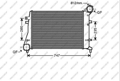 Prasco AD320N004 - Intercooler autozon.pro