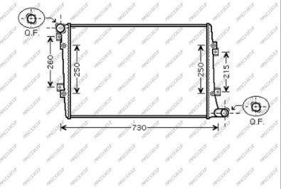 Prasco AD320R006 - Radiatore, Raffreddamento motore autozon.pro