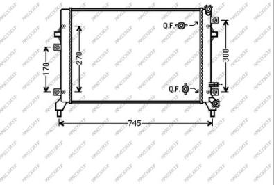 Prasco AD322R009 - Radiatore, Raffreddamento motore autozon.pro