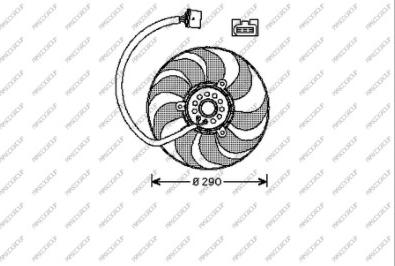 Prasco AD200F007 - Ventola, Raffreddamento motore autozon.pro