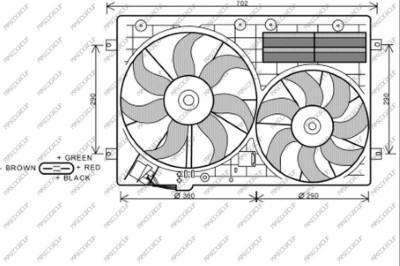 Prasco AD202F001 - Ventola, Raffreddamento motore autozon.pro