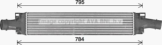 Prasco AI4432 - Intercooler autozon.pro