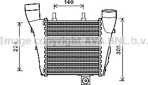 Prasco AI4320 - Intercooler autozon.pro