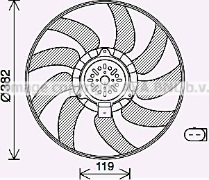 Prasco AI7519 - Ventola, Raffreddamento motore autozon.pro